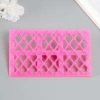 Штамп пластик «Ромб с брюликом»,12.8×7.5 см