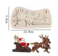 Молд силиконовый "Новогодняя упряжка"