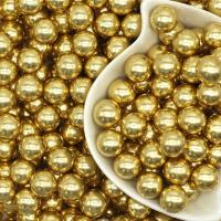 Посыпка кондитерская Жемчуг золото металлик 10 мм, 25 гр