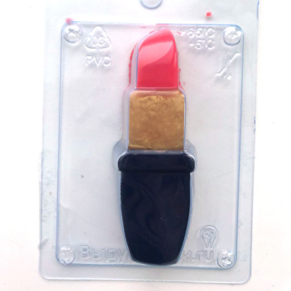 Пластиковая форма "Помада"