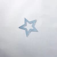 Топпер Звезда 3*3 орг стекло 2шт