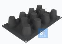 Форма силиконовая Ром-баба 295х175х50 мм. Россия