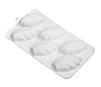 Силиконовая форма "Мадлен" 6 ячеек  Размер ячейки: 65 х 38 мм. Глубина: 20 мм