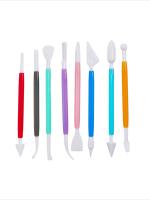 Набор стеков для лепки из глины, пластилина, пластики, 8 штук, МИКС