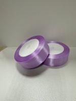 Лента атласная 25 мм (цвет №69 яр сиреневый) 22,7 метра