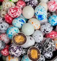 Драже шоколадное «Яички разноцветные №1 арахис» 100гр. 10/01/2027