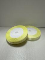 Лента атласная 12 мм (23 метра, цвет №02 св желтый)