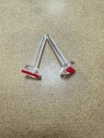 Ножка Боковая акриловая прозрачная 5 см самоклеющая