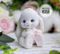 Молд ЗАЙКА сидит №358 (6 см)