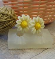 Силиконовый молд «Ромашка" 4,5см 2ШТ