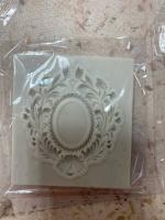 Силиконовый молд Вензели Рамка, 7*6 см №4