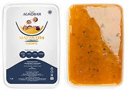 Пюре Маракуйя с семечками Agrobar (Агробар) замороженное, 1000 гр