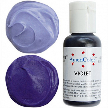 Гелевая краска #122 Americolor Violet «Фиолетовый» 21 гр