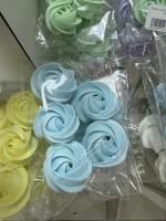 Завитки безешки 4-4,5см 5 шт Голубые