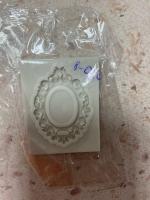 Силиконовый молд Вензели Рамка, 4,5*3,5 см №2