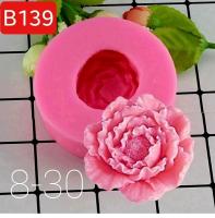 Силиконовый молд Пион 7см