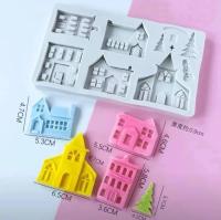 Силиконовая форма Рождественский домик