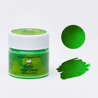 Краситель пищевой Kafety матовый НЕОН Лайм, 5 г.