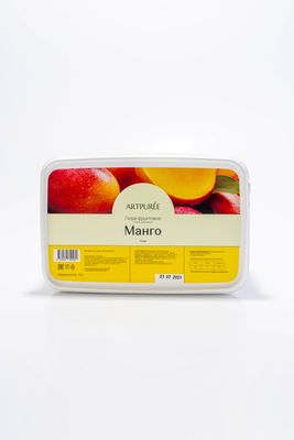 ПЮРЕ свежемороженое манго 10% сахара 1 кг, ARTPUREE, РОССИЯ (-С-)