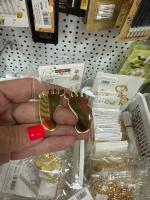 Топпер / Цифра 0 (Золотой акрил 7см) без ножки