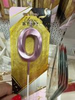 Свеча для торта, цифра «0», 11,5 х 2,3 см