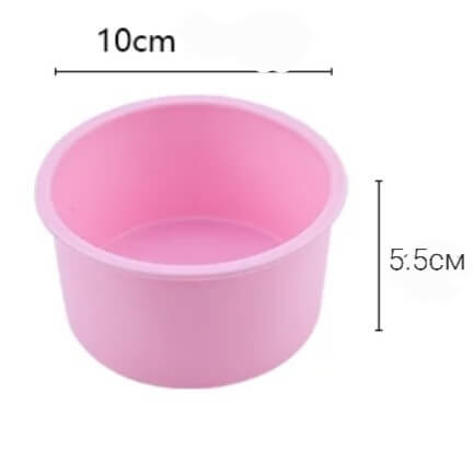 Силиконовая форма для выпечки D-10см высота 5,5см