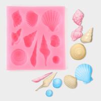 Молд силиконовый «Ракушки», 7,7×7×1,5 см