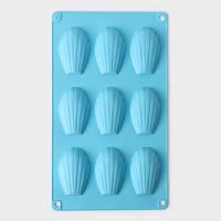 Форма для выпечки «Мадлен», 9 ячеек (6,7×4,5×1,3 см)