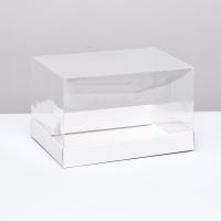 Коробка под рулет, белая, 20×15×12 см