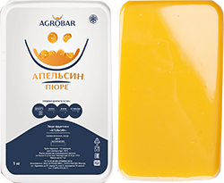 Пюре Апельсин Agrobar (Агробар) замороженное, 1000 гр