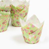 Форма для выпечки Тюльпан пасхальные зайки, 5х8 см