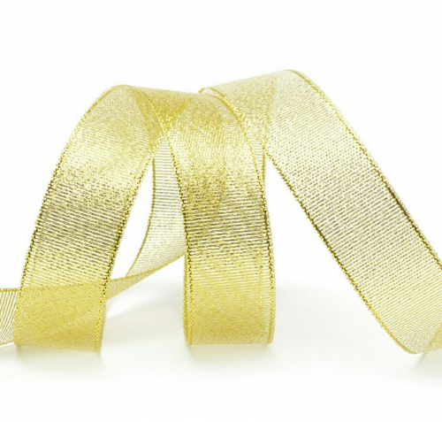 Лента парчовая 20 мм (22 метра, цвет золото)