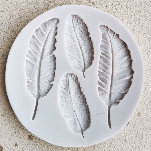 Молд «Пёрышко», силикон, 9×8,6 см