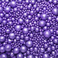 Драже зерновое в цветной кондитерской глазури «Блеск» Фиолетовый, 25 г.