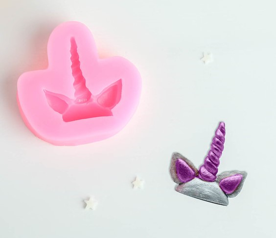 Молд «Единорог», 6,5×6,5 см , цвет МИКС