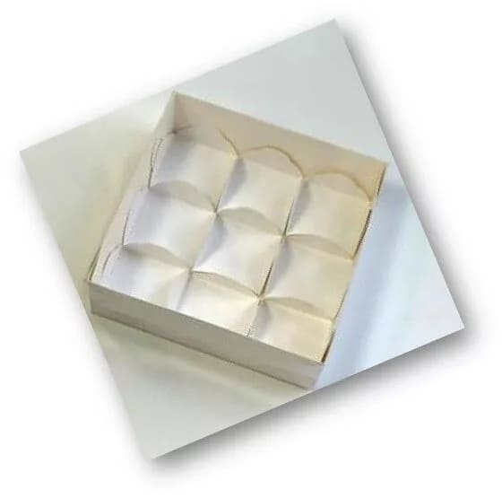 Коробка для 9 шт Моти с ложементами 175х175х55 мм