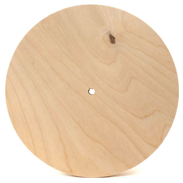 Подложка фанера 3мм толщ. d22 c плотным отверстием 10мм