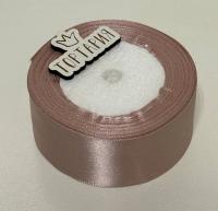 Лента атласная 38 мм (цвет №92 пыльная роза) 22,7 метра