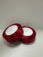 Лента атласная, 25 мм, 23±1 м, БОРДО