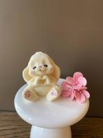 Зайка лайкер *1 беленький (1 цветочек)