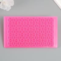 Штамп пластик «Квадрат из треугольников», 12.8×7.5 см