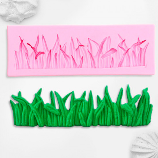 Молд силиконовый «Травка», 12×4 см