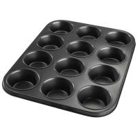 Металлическая форма для выпечки кексов, 12 ячеек 6,5см