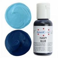 Гелевая краска #134 Americolor Navy Blue «Темно-синий» 21 гр