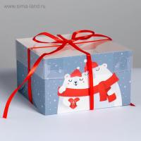 Коробка для капкейка «Любви», 16 × 16 × 10 см