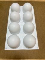 Форма для выпечки и муссовых десертов 8 ячеек Трюфель 6,5см