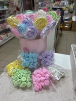 Безешка Сиреневая 6,5см на палочке