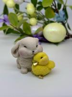 Кролик с утенком 4,5см