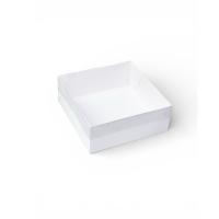 Коробка для зефира с прозрачной крышкой 180*180*70 мм