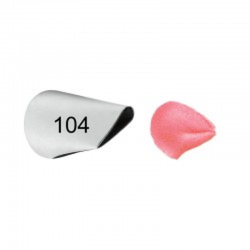 Насадка  кондитерская №104 "Лепесток розы прямой"